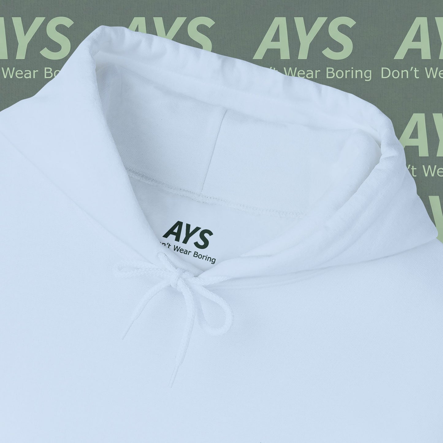 Embroidered "Stay Away, I Have a Boyfriend" Hooded Sweatshirt