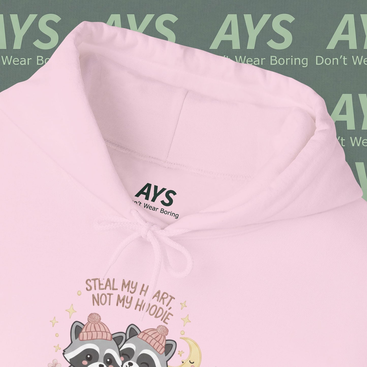 Unisex Heavy Blend™ "Steal My Heart, Not My Hoodie" Hooded Sweatshirt