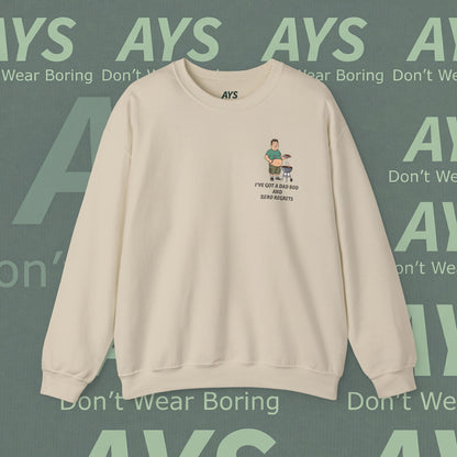 Men Heavy Blend™ "I've got Dad Bod and Zero Regrets" Crewneck Sweatshirt