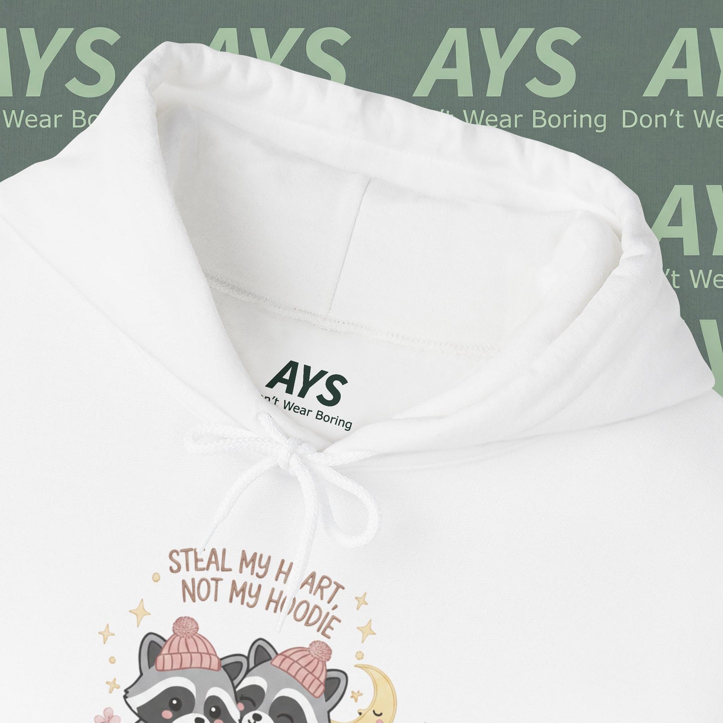 Unisex Heavy Blend™ "Steal My Heart, Not My Hoodie" Hooded Sweatshirt