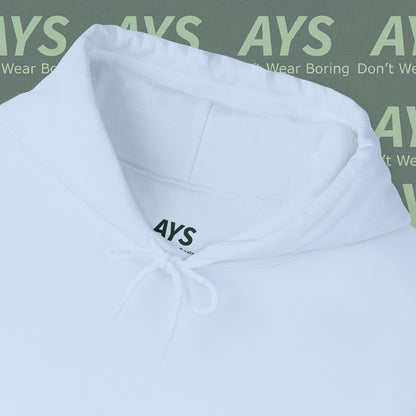 Embroidered Heavy Blend™ Stay Away, I Have a Cute Girlfriend" Hoodie