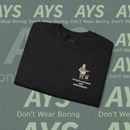 Men Heavy Blend™ "I've got Dad Bod and Zero Regrets" Crewneck Sweatshirt