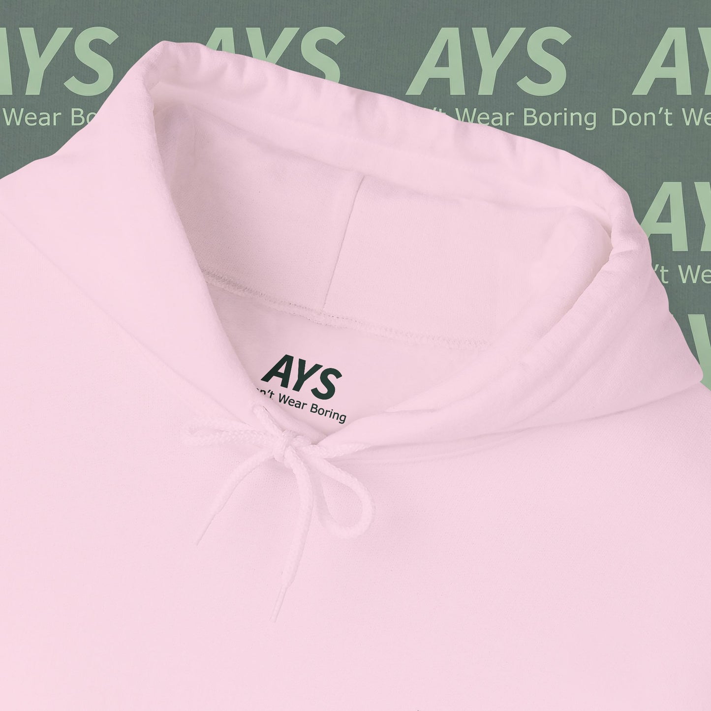 Embroidered "Stay Away, I Have a Boyfriend" Hooded Sweatshirt