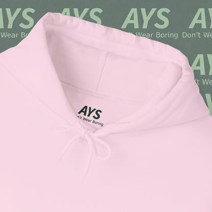 Embroidered "Stay Away, I Have a Boyfriend" Hooded Sweatshirt