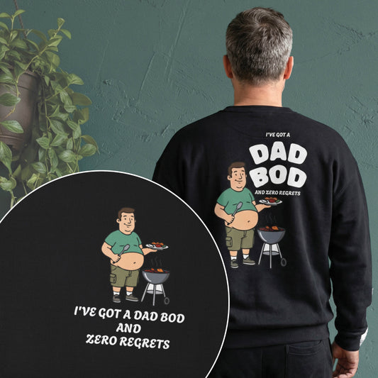 Men Heavy Blend™ "I've got Dad Bod and Zero Regrets" Crewneck Sweatshirt