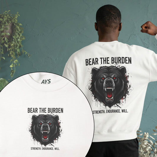 Men "Bear The Burden" Crewneck Sweatshirt