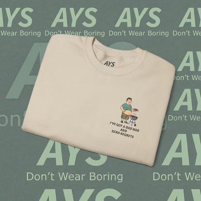 Men Heavy Blend™ "I've got Dad Bod and Zero Regrets" Crewneck Sweatshirt