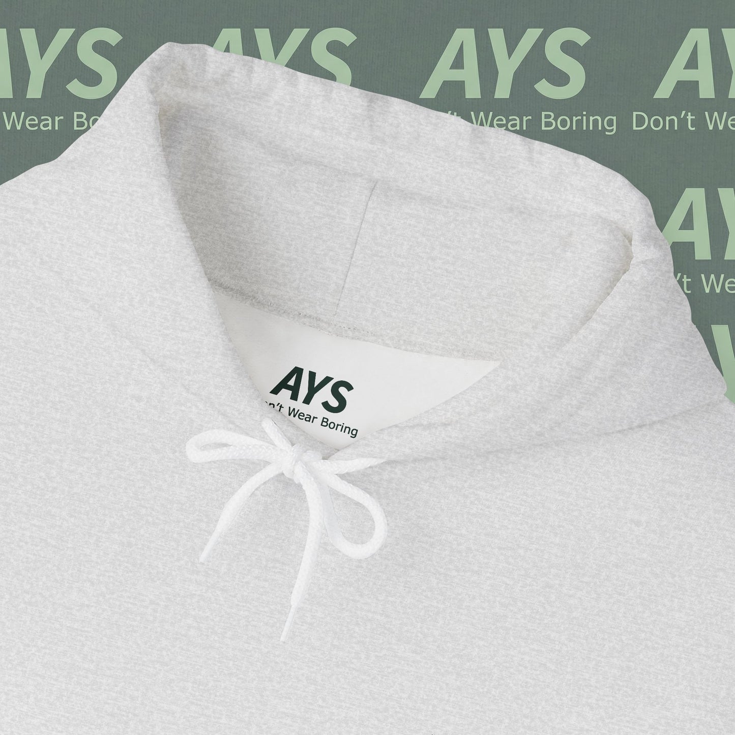 Embroidered "Stay Away, I Have a Boyfriend" Hooded Sweatshirt