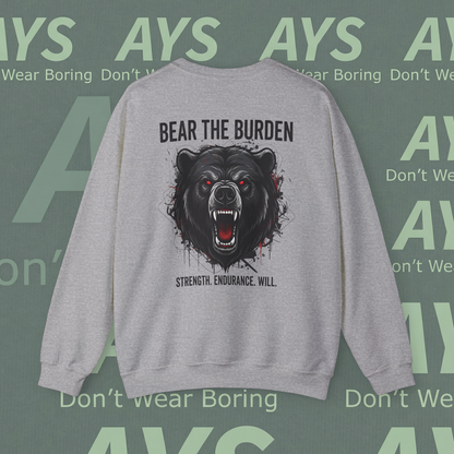 Men "Bear The Burden" Crewneck Sweatshirt