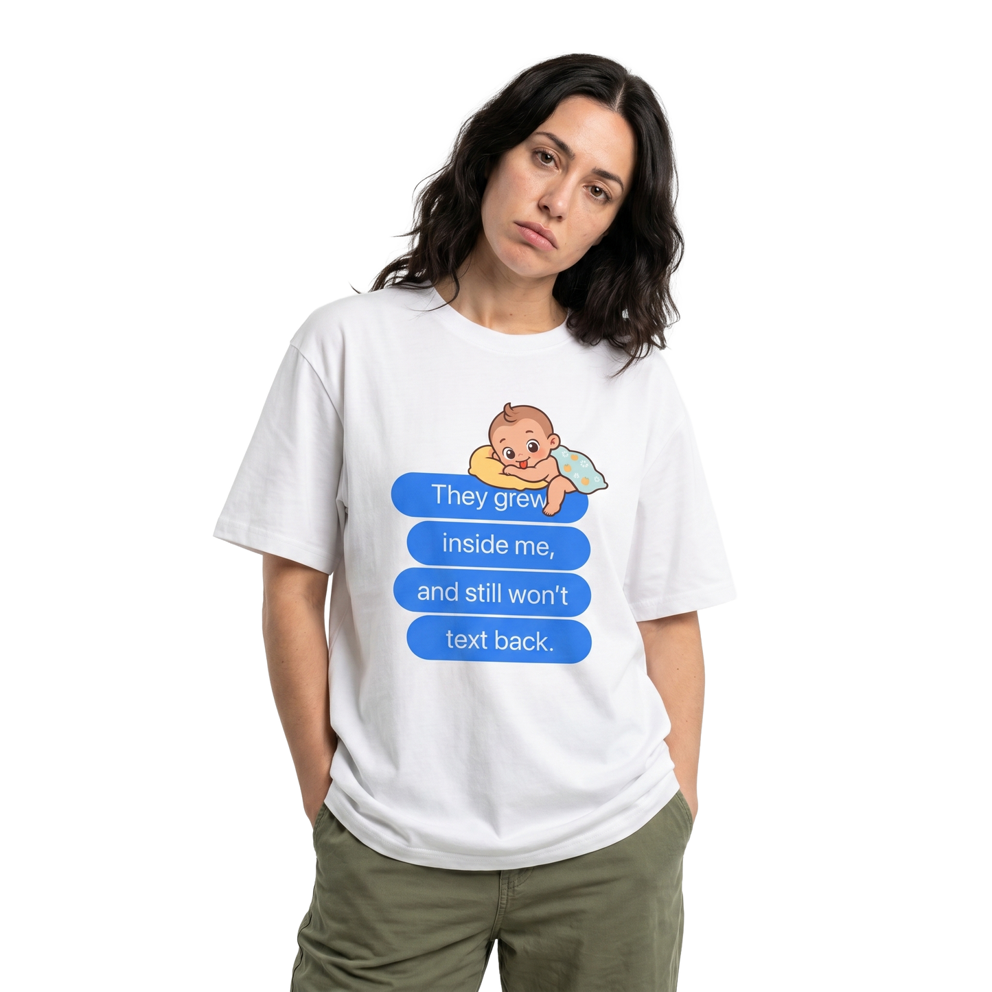 "Mom Tee— Still Won't Text Back"